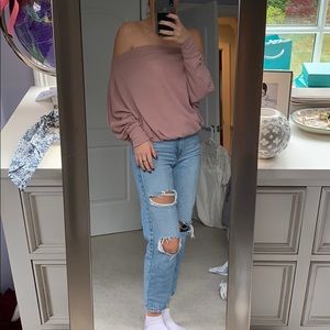 Off The Shoulder Sweater